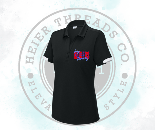 Lady Raider Wrestling Spots-Tek Woman's Polo Embroidered