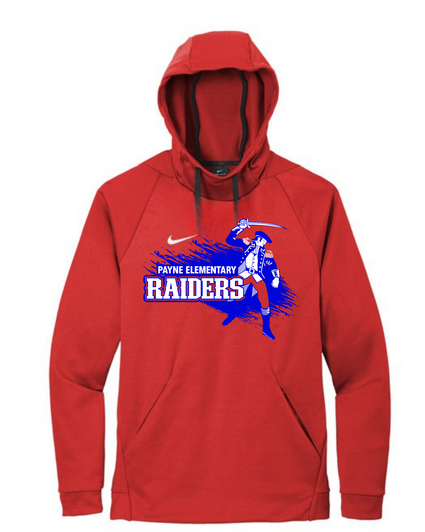 Payne Elementary Raiders Nike Therma-FIT Pullover Fleece Hoodie