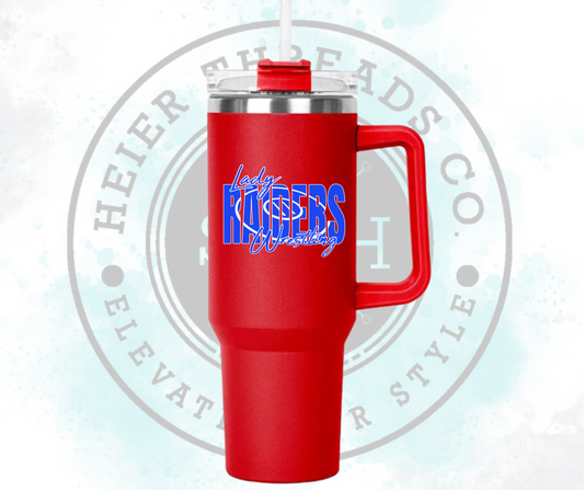 Lady Raider Wrestling Red Cup Decal