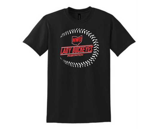 NWO Lady Buckeye Softball Black (All Options)