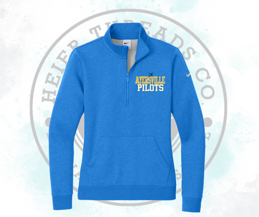 Ayersville Pilots Womans Nike 1/2 Zip