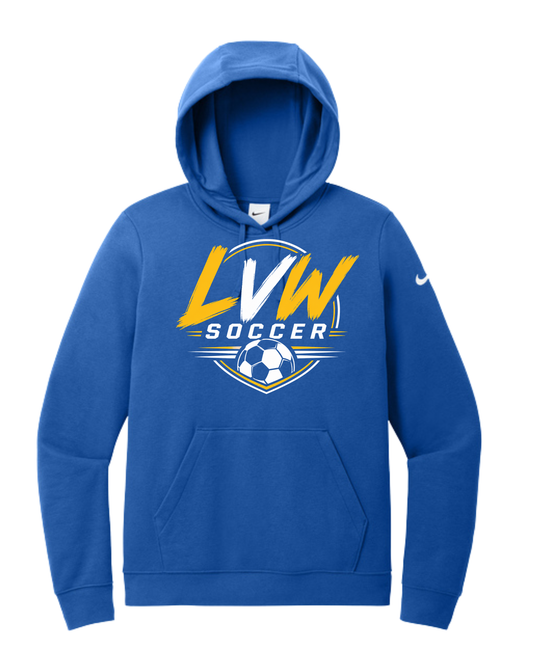 LVW Soccer Blue Nike Fleece Club Hoodie