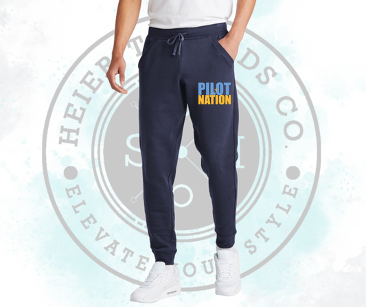 Pilot Nation Joggers Navy