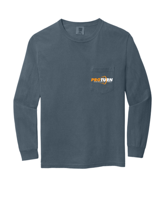 Proturn Comfort Colors® Heavyweight Ring Spun Long Sleeve Pocket Tee