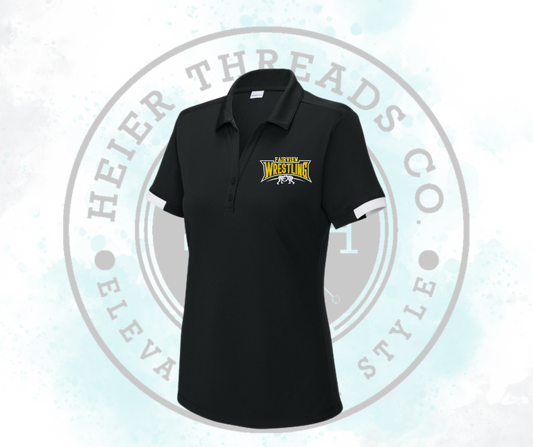 Apache Wrestling Spots-Tek Woman's Polo Embroidered