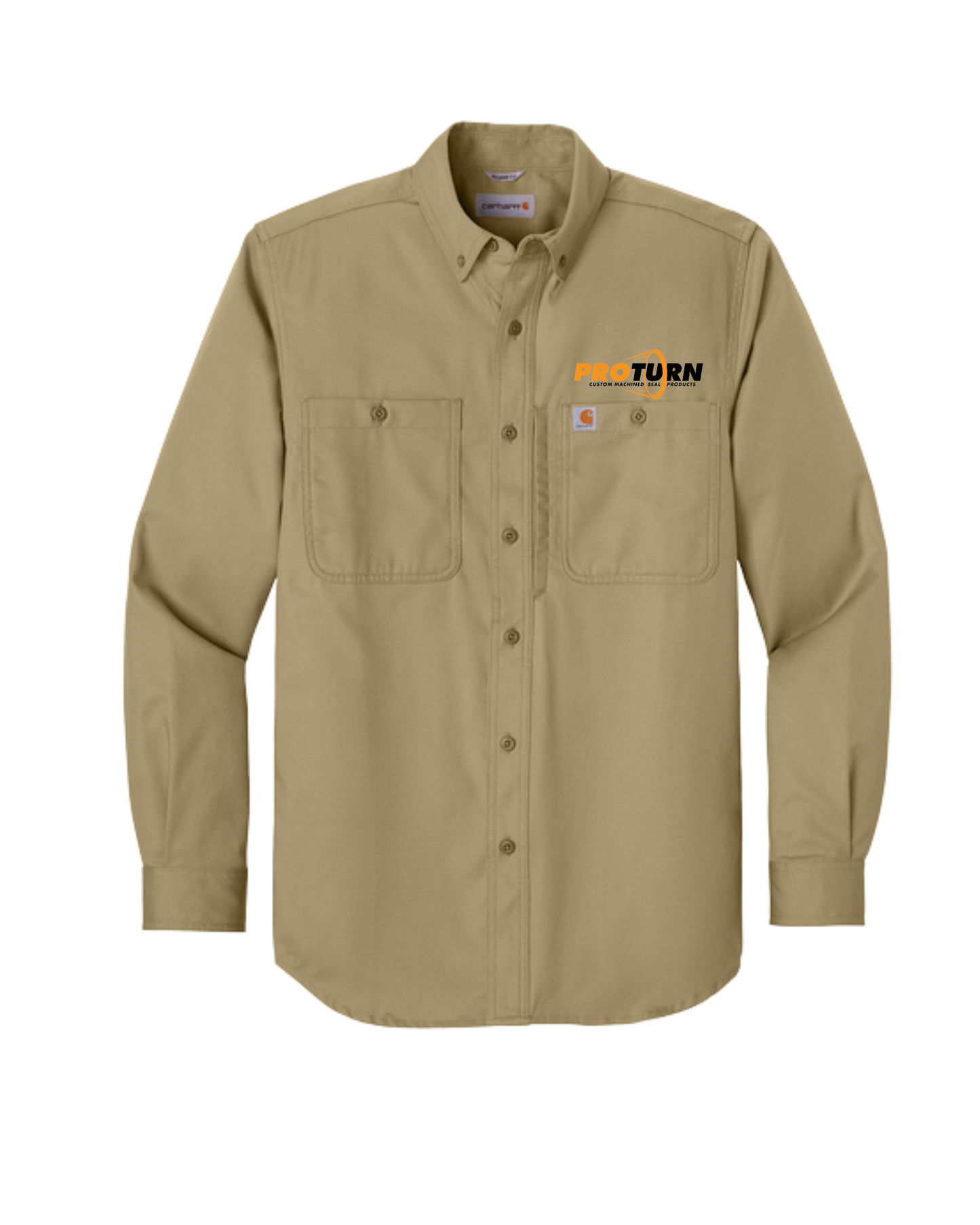 Proturn Carhartt Rugged Professional Series Long Sleeve Shirt Embroidered