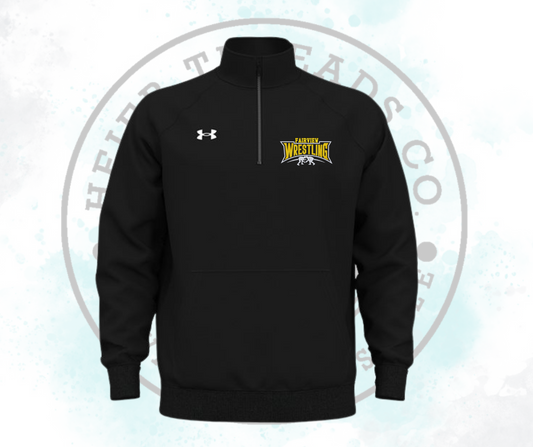 Under Armour Men's Rival Fleece Quarter-Zip Pullover Embroidered
