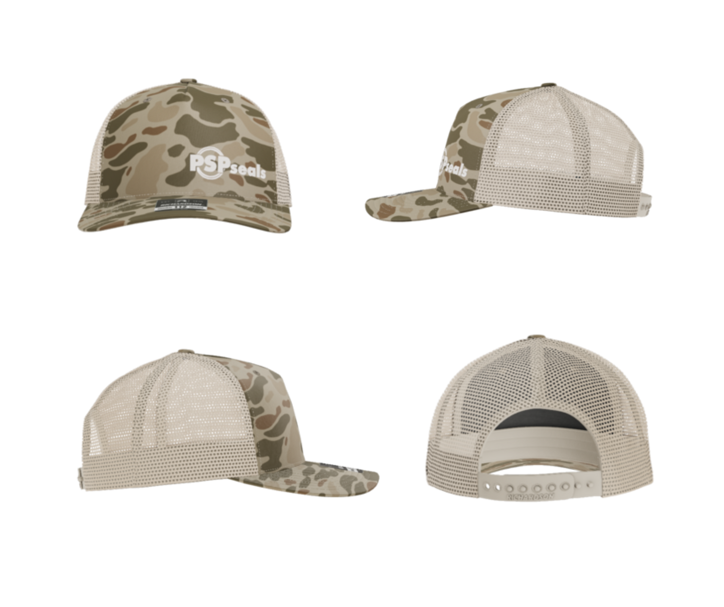 Richardson Printed Five-Panel Trucker