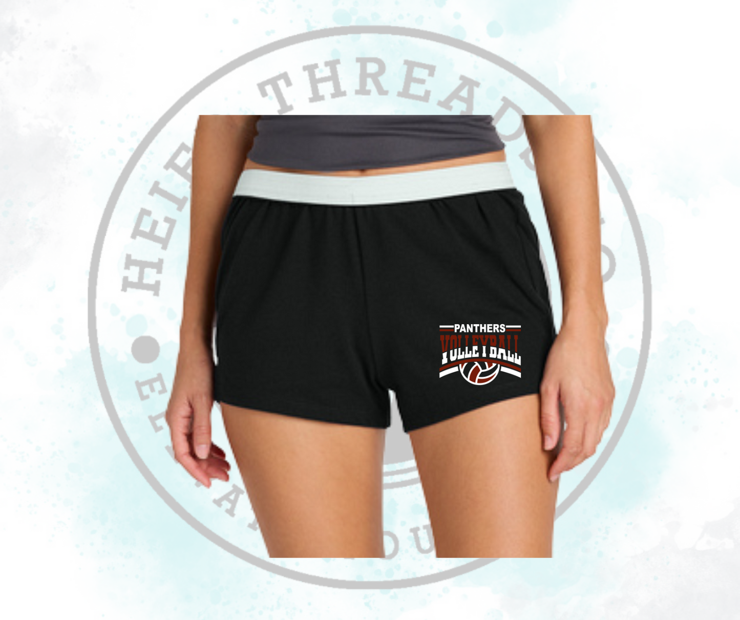 Panther Black Shorts