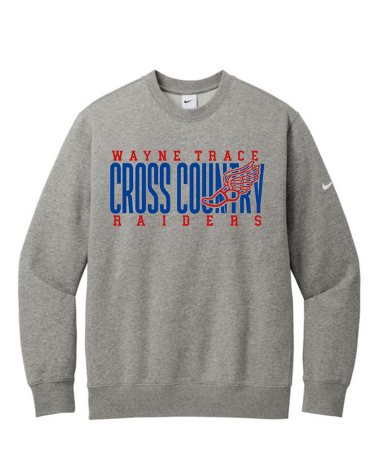 Raider Cross Country Nike Club Crew Neck