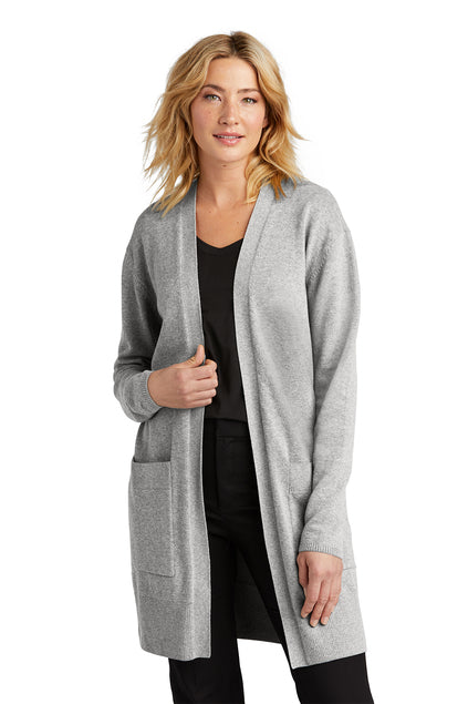 Select Medical Embroidered Cardigan Sweater Grey