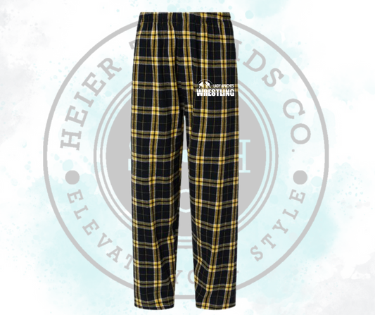 Lady Apache Wrestling Flannel Pants with Pockets