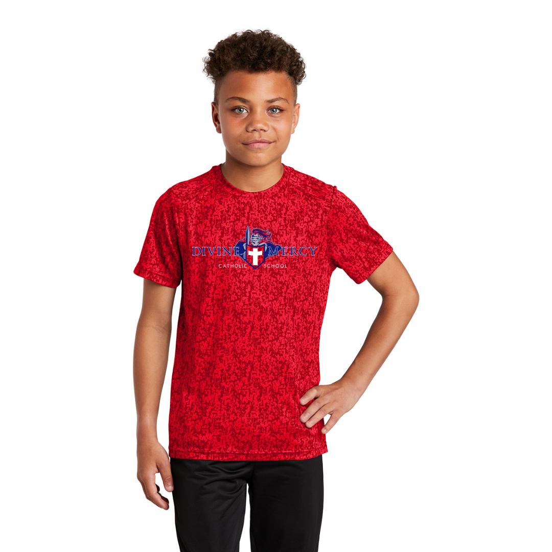 Divine Mercy Dri-Fit Red Tee