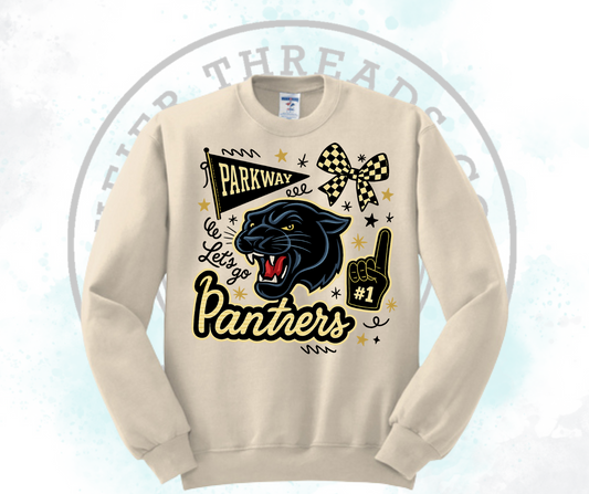 Lets Go Panthers Cream (All Options)