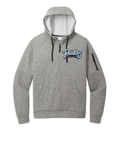 Raiders Nike Embroidered Quarter Zip Grey