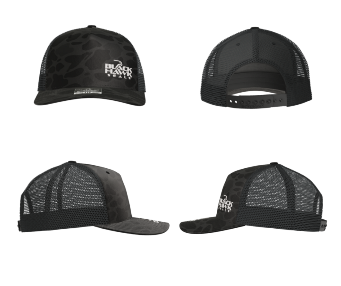 Richardson Printed Five-Panel Trucker