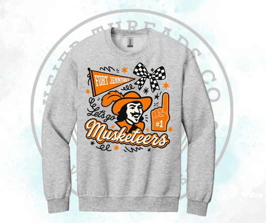 Lets Go Musketeers Ash (All Options)