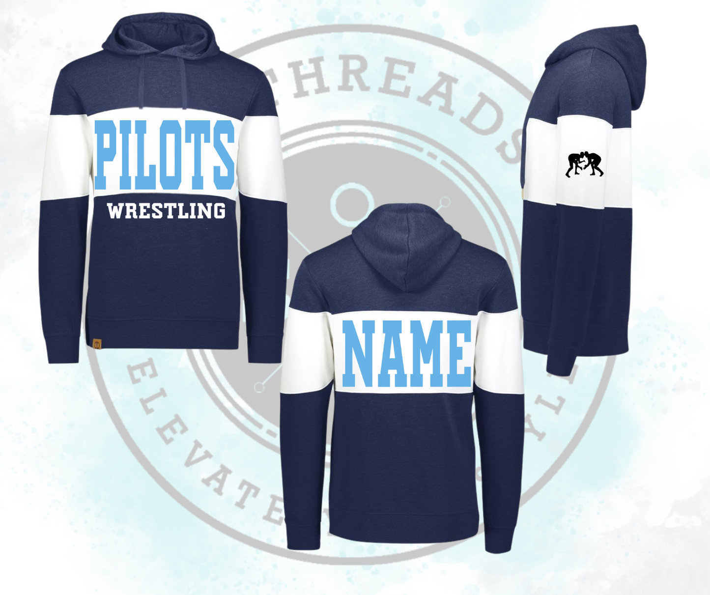 Pilots Wrestling All-American Hoodie