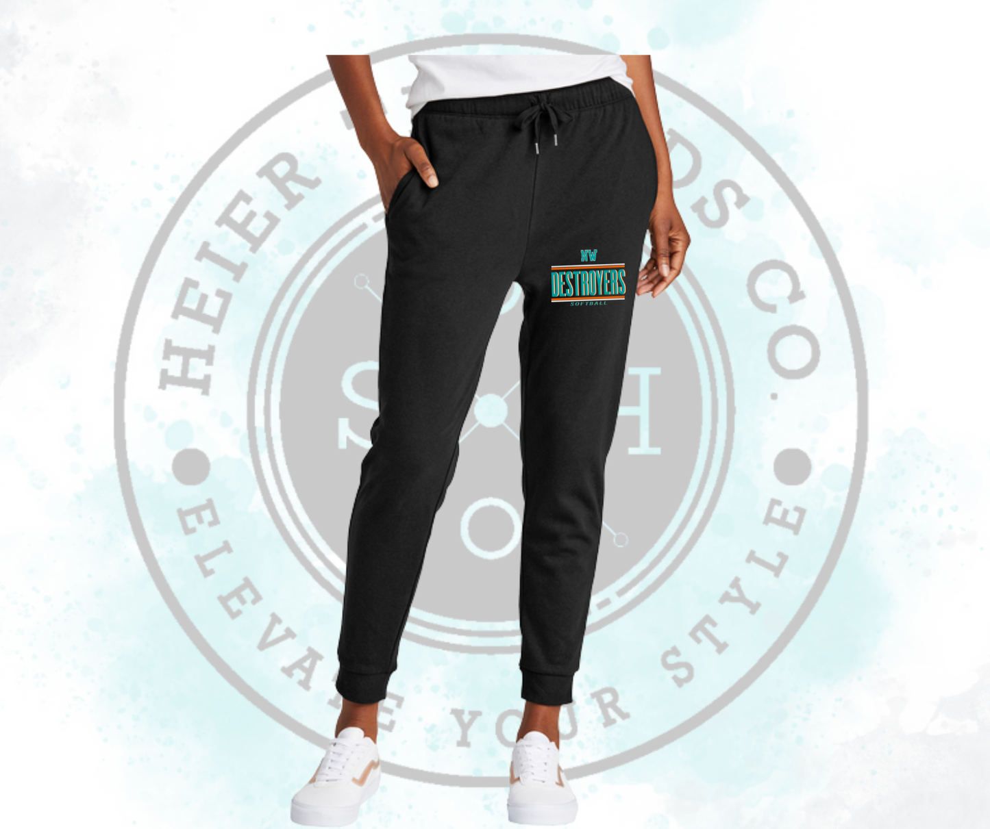Destroyers Womans Joggers Black