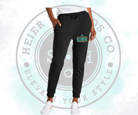 Destroyers Womans Joggers Black