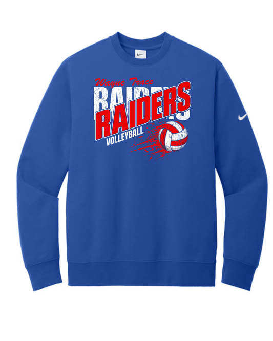 Raider Slant Volleyball Nike Club Crew Neck