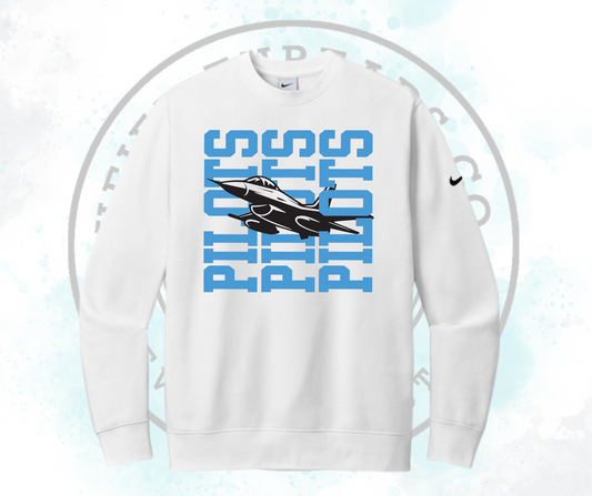 Pilots Pilots Pilots Nike Club Fleece Crew