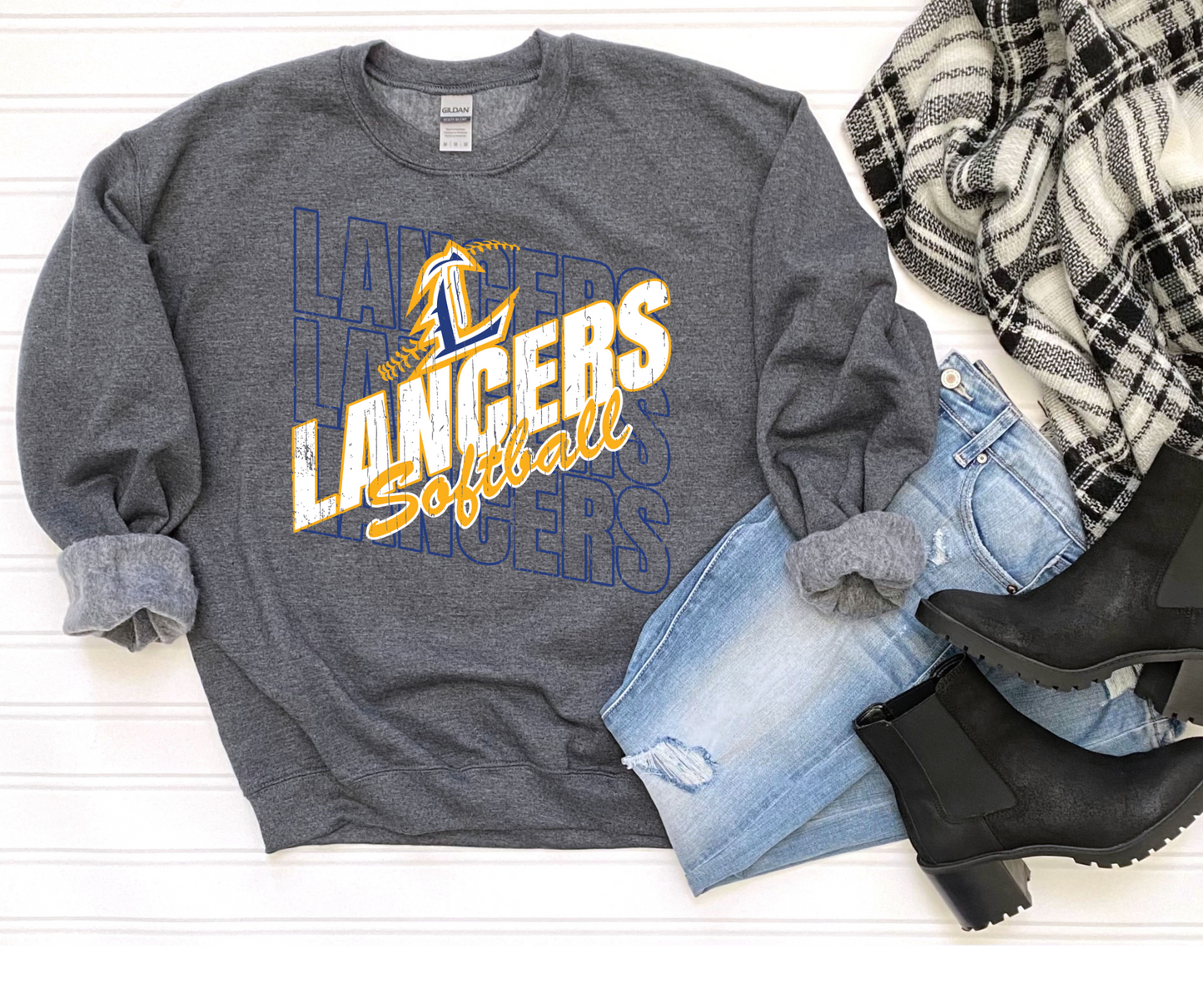 Lancers Softball Dark Grey (All Options)