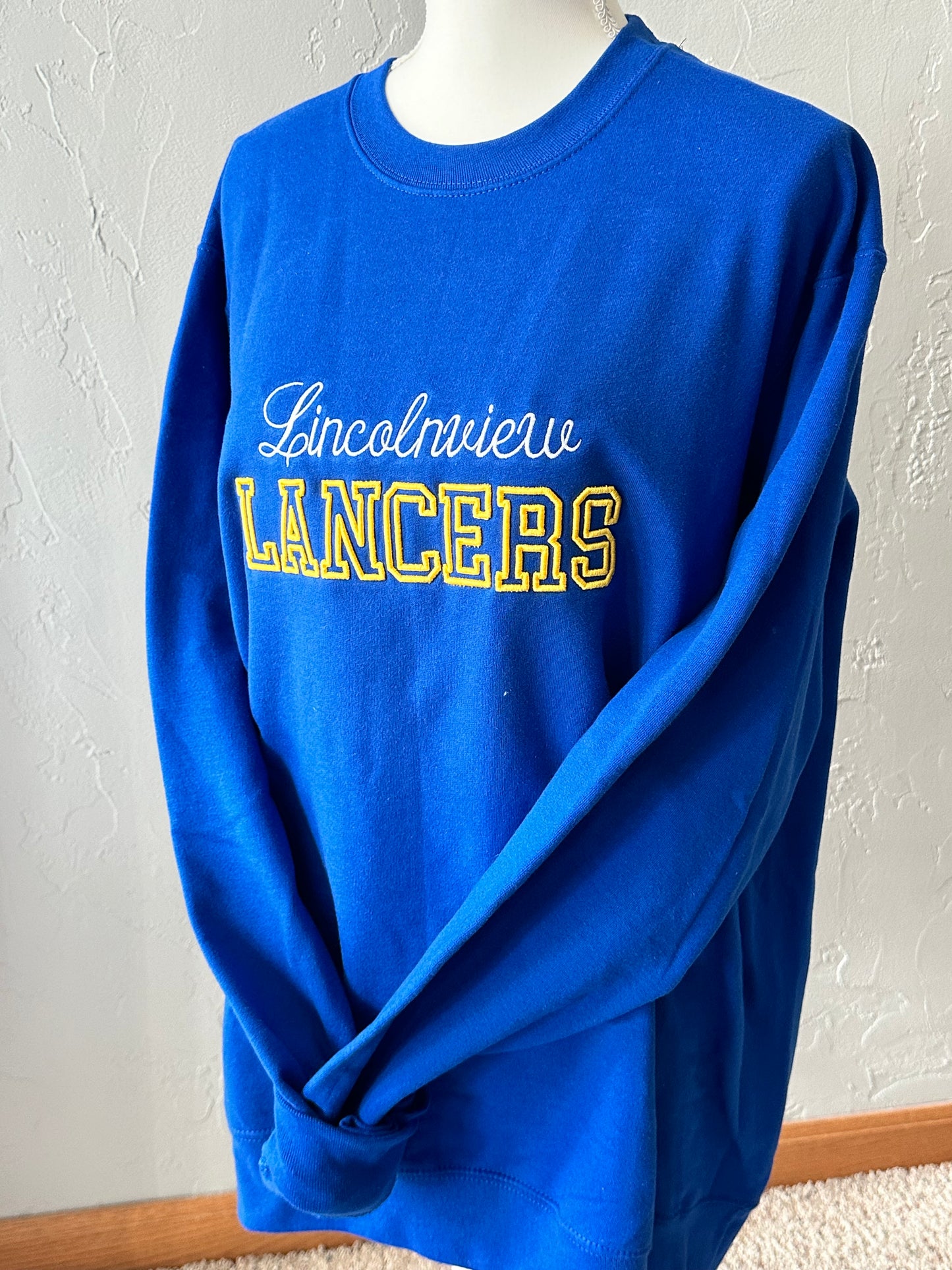 Lincolnview Lancers Puff Embroidery