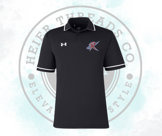 Under Armour Men's Polo Black Embroidered