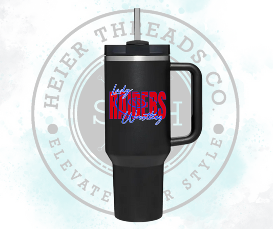 Lady Raider Wrestling Cup Decal