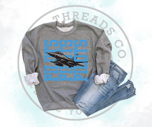 Pilots Pilots Pilots Grey (All Options)