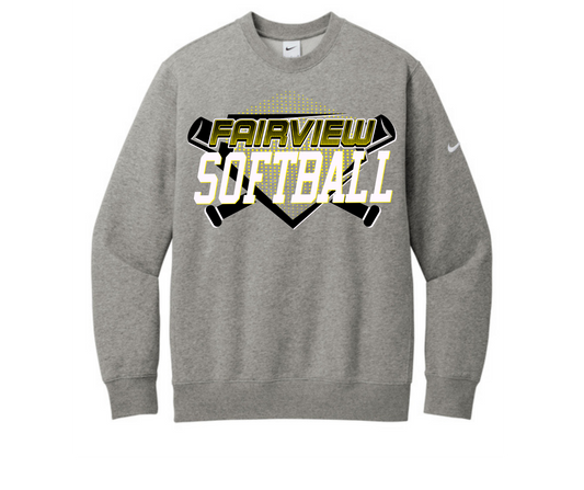 Apache Softball Nike Club Crew Neck