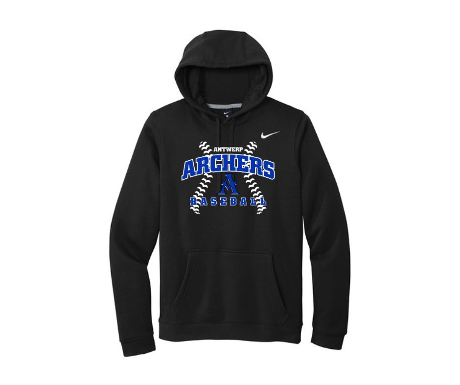 Archer Baseball Nike Fleece Club Hoodie