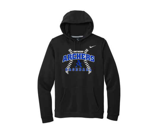 Archer Baseball Nike Fleece Club Hoodie