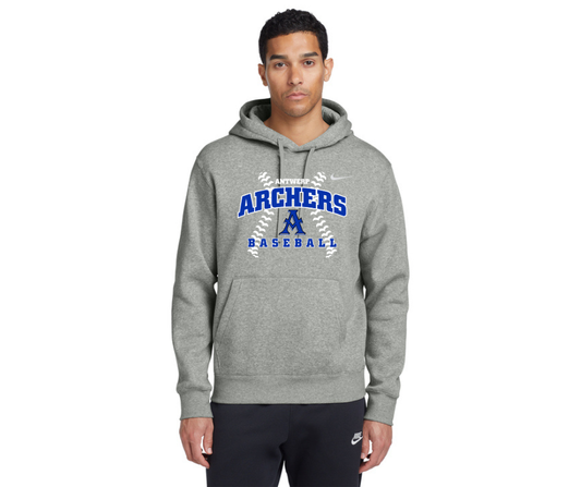 Archer Baseball Nike Fleece Club Hoodie