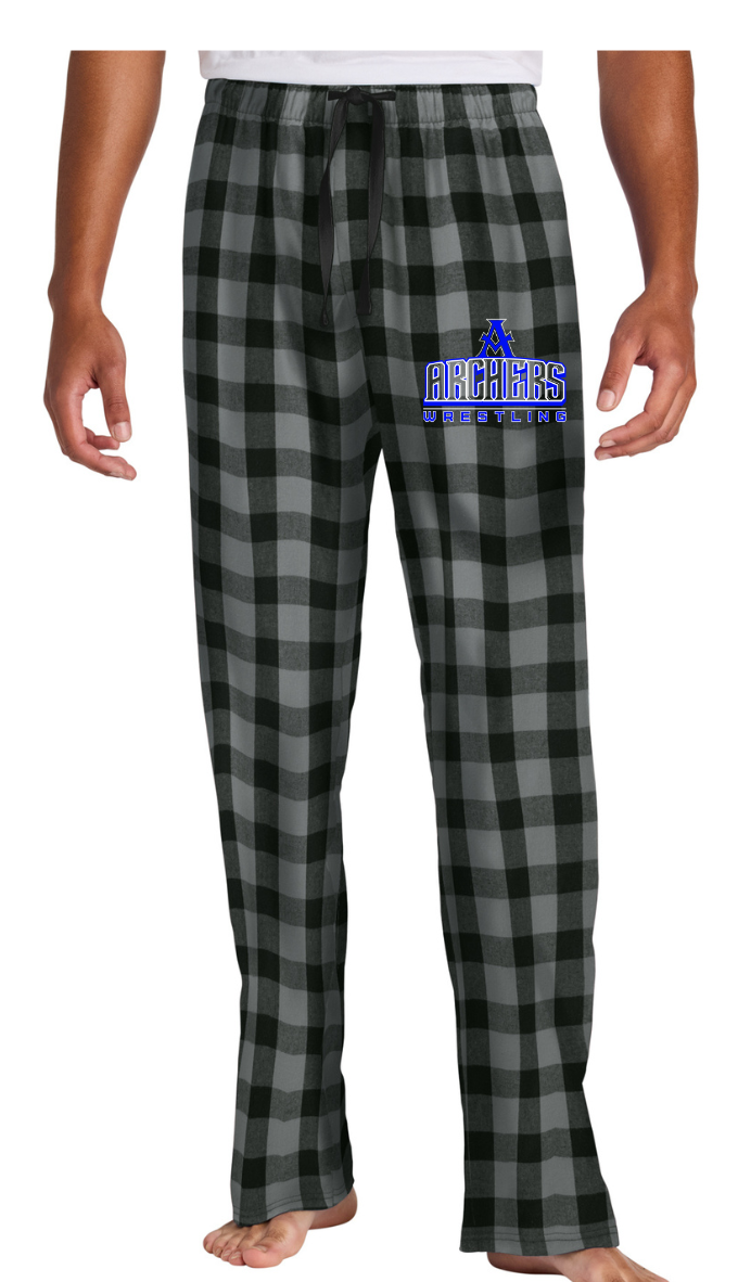 Wrestling District ® Flannel Plaid Pant