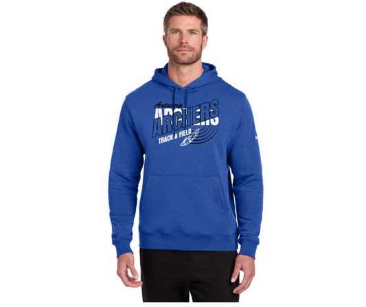 Archer Track & Field Nike Fleece Club Hoodie Blue