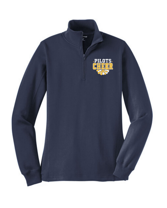 Pilots Cheer Sport-Tek® Women's 1/4-Zip Sweatshirt