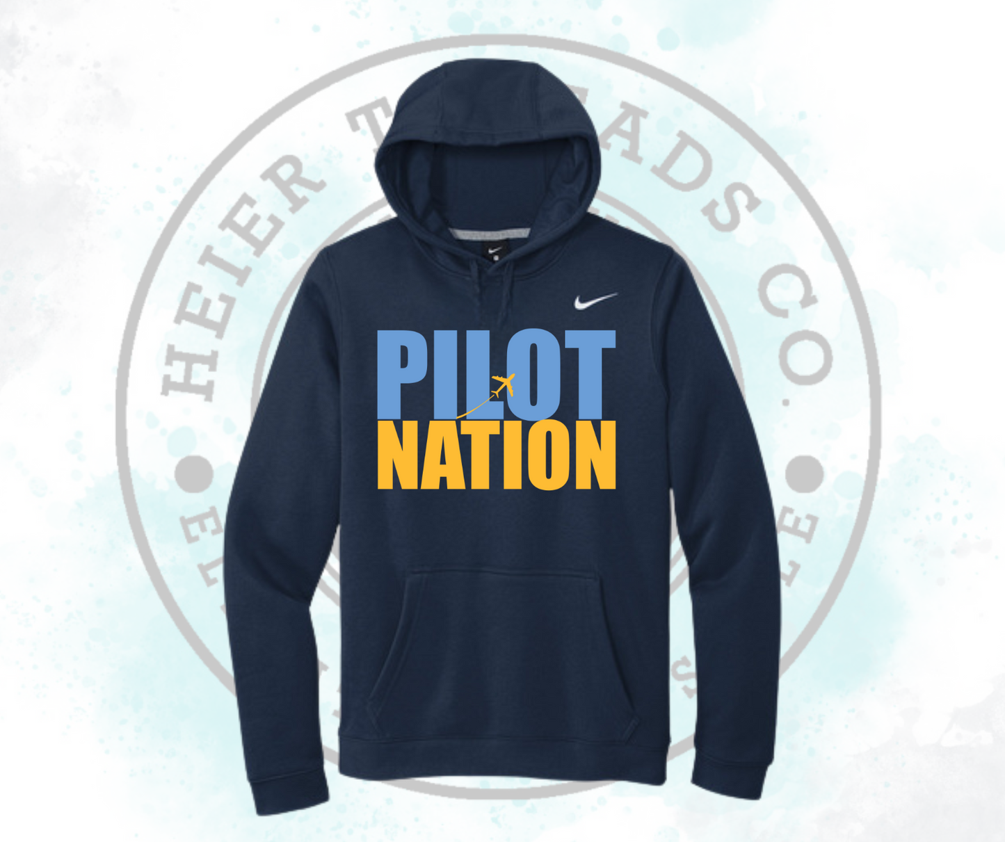 Pilot Nation Nike Club Fleece Pullover Hoodie