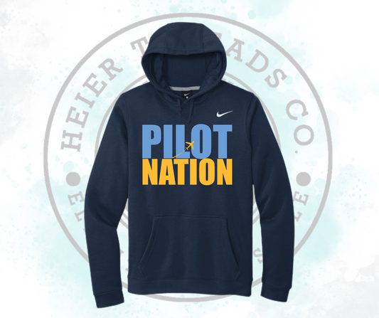 Pilot Nation Nike Club Fleece Pullover Hoodie