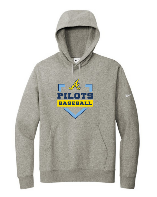 Pilots Baseball Mens Nike Fleece Club Hoodie