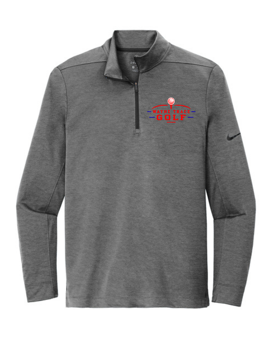 Raider Boys Golf Embroidered Nike Dry 1/2-Zip Cover-Up