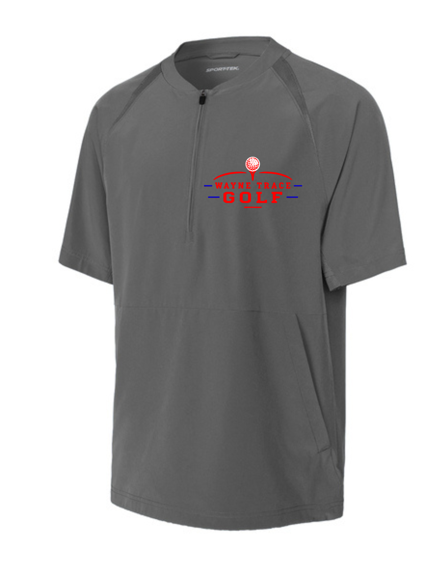 Raiders Boy Golf Embroidered Sport-Tek® Repeat 1/2-Zip Short Sleeve Jacket