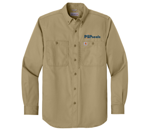 Carhartt Rugged Professional Series Long Sleeve Shirt Embroidered