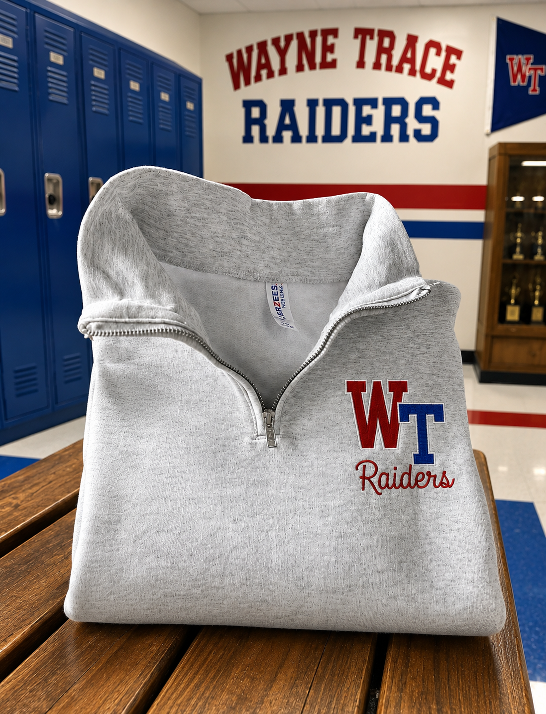 WT Embroidered Sport-Tek® 1/4-Zip Sweatshirt