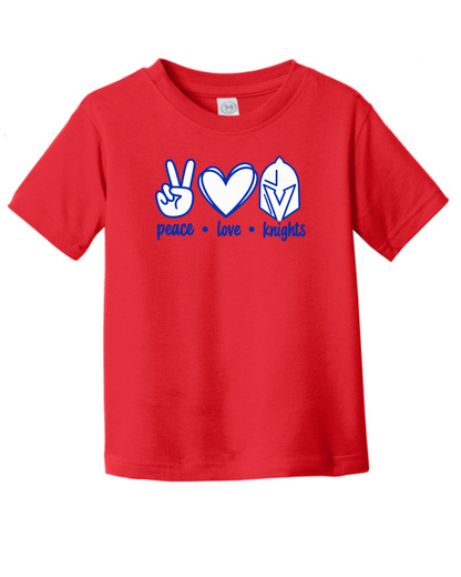 Peace Love Knights Toddler/Baby (All Options)