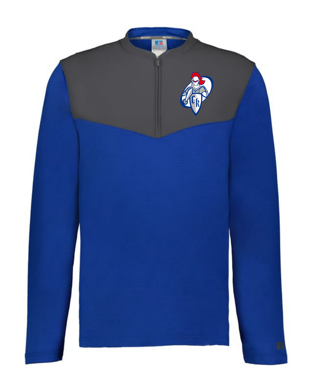Knights Embroidered Russel 1/4 zip