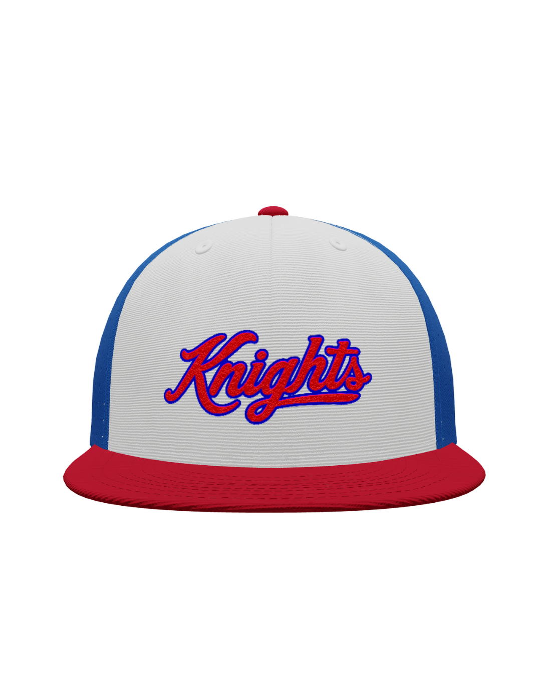 Knights Puff Embroidery Fitted Hat