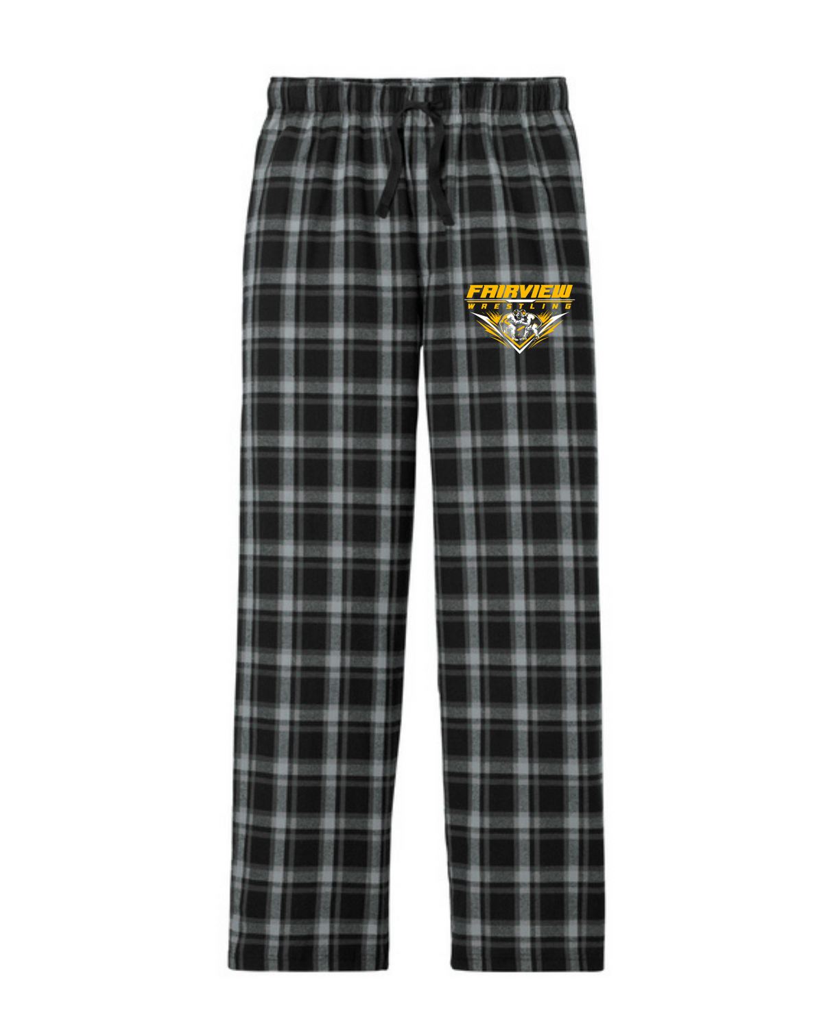Apache Wrestling Flannel Pants with Pockets
