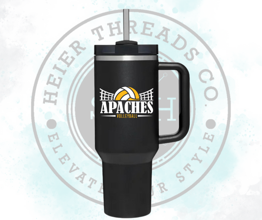 Apache Volleyball Cup Decal